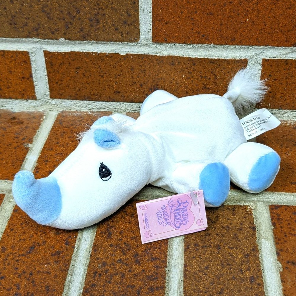 Precious Moments Tender Tails White Rhinoceros #358312 - NWT